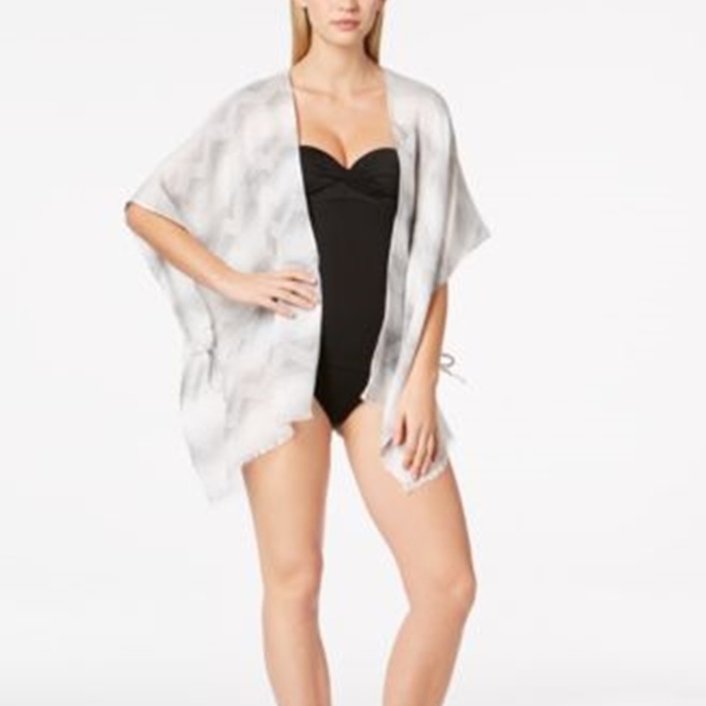 Brand New Calvin Klein Chevron Beach Cover-Up
